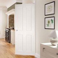 Deanta Eton White Primed Victorian Shaker Door