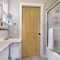 Deanta Eton Real American White Oak Veneer Door, Unfinished