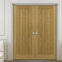 deanta ely unfinished oak door pair