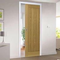 deanta ely unfinished oak pocket door 12 hour fire rated