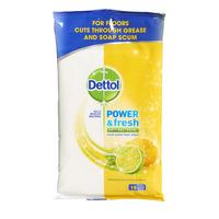 Dettol Power and Fresh Antibacterial Lemon and Lime Floor Wipes 15pk