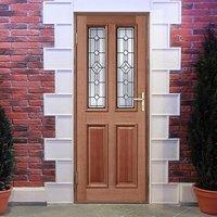 Derby Hardwood Door with Leaded Safety Tri Glazing