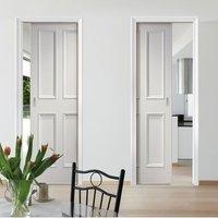 deanta unilateral pocket rochester white primed door with raised mould ...