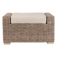 Desser Bath Kubu Footstool with Sicily Cushion