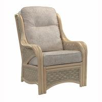 Desser Lugano Armchair with Lily Cushions