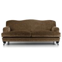 Demi 3 Seater Fabric Sofa Khaki