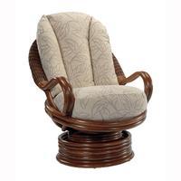 Desser Santiago Swivel Rocker with Figaro Cushions