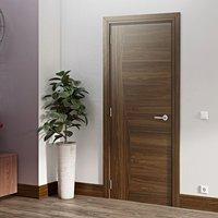 Deanta Contemporary Design Cadiz Prefinished Walnut Door