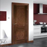 Deanta Kensington Prefinished Walnut Door with 2 Panels