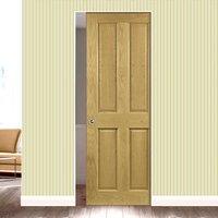 Deanta Bury Oak Syntesis Pocket Door, Prefinished