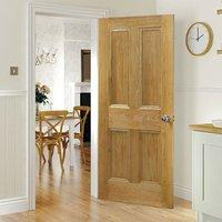 Deanta Kingston oak Door, Unfinished