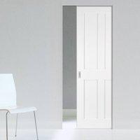 deanta eton white primed victorian shaker syntesis pocket door