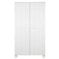 DENNIS KIDS CONTEMPORARY PINE WARDROBE in White