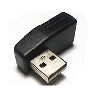 Details about USB2.0 Type A Male to USB Type A Female (M/F) Left Angle Adapter Coupler Joiner 2.0