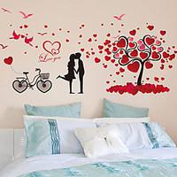 Decorative Sticker Bedroom Romantic Couple Wall Stickers