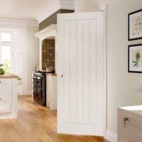 Deanta Ely White Primed Door, 1/2 Hour Fire Rated