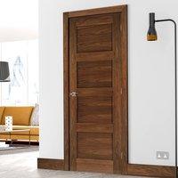 Deanta Coventry Walnut Prefinished Shaker Style Door, 1/2 Hour Fire Rated