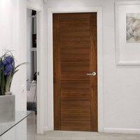 Deanta Seville Walnut Prefinished Door, 1/2 Hour Fire Rated