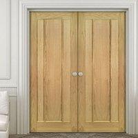 deanta norwich real american oak veneer door pair 12 hour fire rated u ...