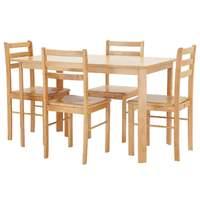 Derby 122cm Dining Table with 4 Chairs