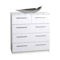 Designa 2 Over 3 Drawer Chest Black Ash