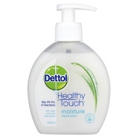 dettol moisture hand wash with aloe vera and milk protein 250ml