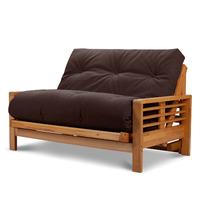 Detroit 2 Seater Futon Victoria Chocolate