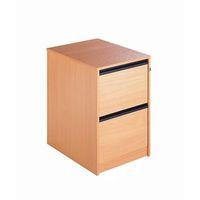 DESKING HXWXD725X480X650 BEECH FILING CABINET 2 DRAWER - BEECH