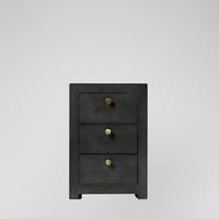 Deverell bedside table in Gunmetal