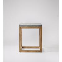 Denton Side table in Cool steel