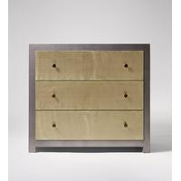 Deverell chest of drawers in Iron & Brass Plated