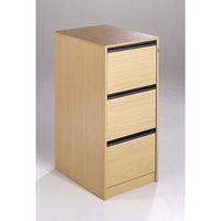 DESKING HXWXD 1040X480X650 OAK FILING CABINET 3 DRAWER - OAK