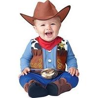 Deluxe Baby Boys Wee Wrangler Cowboy Wild West Book Day Halloween In Character Fancy Dress Costume Outfit (18-24 months)