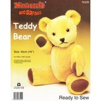 Dempsey Designs Minicraft 45cm Jointed Teddy Bear Kit Height