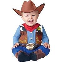 Deluxe Baby Boys Wee Wrangler Cowboy Wild West Book Day Halloween In Character Fancy Dress Costume Outfit (12-18 months)
