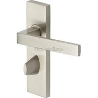 delta bathroom door handle set of 2 finish satin nickel