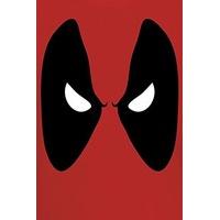 Deadpool Angry Eyes T-Shirt red XL