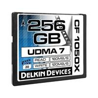 Delkin Devices 256 GB Cinema 1050X UDMA 7 Compact Flash Memory Card