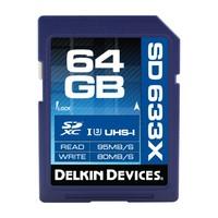 Delkin 64GB Sdxc Elite 633X Uhs-1 Memory Card