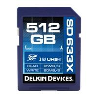 Delkin 633X UHS-I U3 512 GB SDXC Memory Card