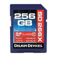 Delkin 266X UHS-I U1 256 GB SDXC Memory Card