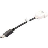 Dell DisplayPort/DVI-D Adaptor Cable (DisplayPort, DVI-D, Black, White, Male/Male)