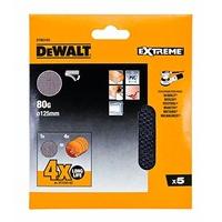 Dewalt DTM3103QZ 125 mm 80G ROS Sand Discs (Pack of 5)