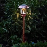 decorative led solar lamp sarina copper 66cm