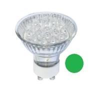 Deltech 1.5w 21 LED GU10 - Green