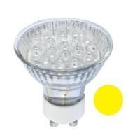 Deltech 1.2w 21 LED GU10 - Yellow