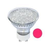 Deltech 1.5w 21 LED GU10 - Pink