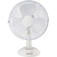 desk fan basetech 40 w x h 34 cm x 475 cm white