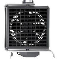 desk fan sygonix fn2110 50 w black silver