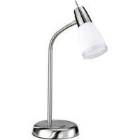 Desk lamp Eco halogen E14 28 W LeuchtenDirekt Doro 11847-55 Steel